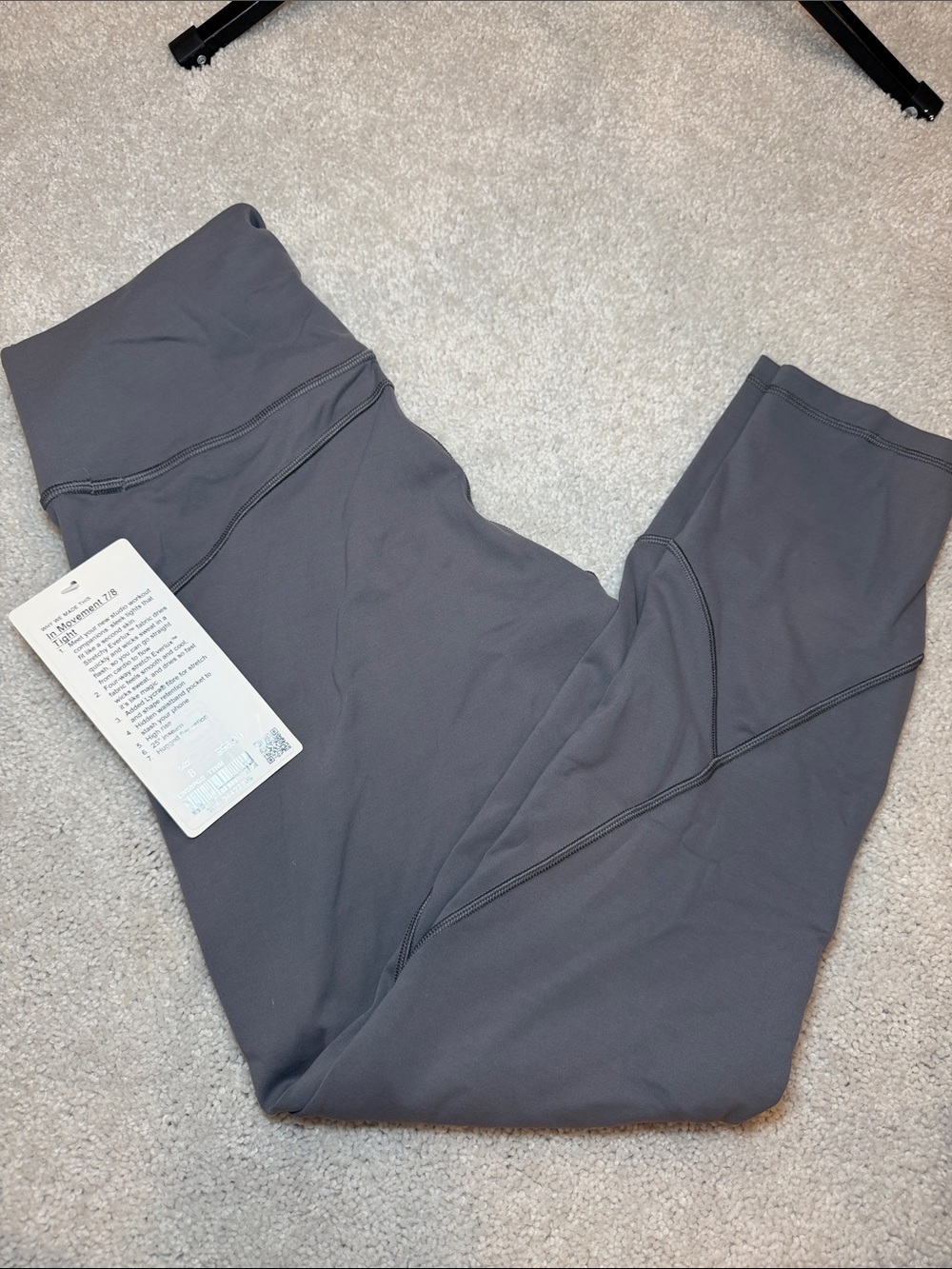 lululemon athletica High-Rise Leggings in Charcoal Gray